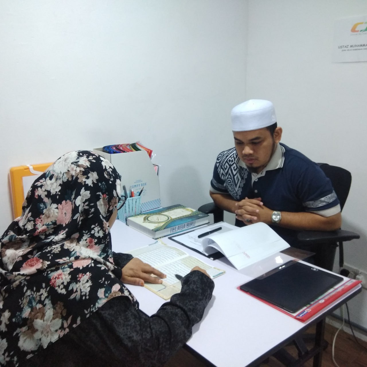 Sesi bimbingan mengaji bersemuka